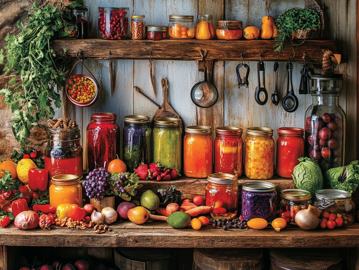 Clean, sharp knives are crucial tools in the canning process.