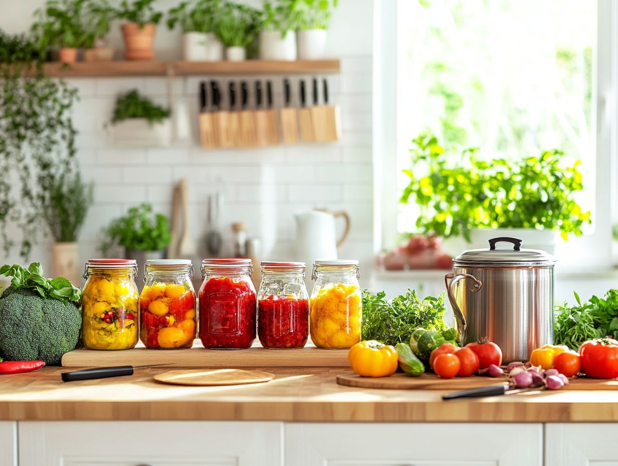 Image of a jar of peach chutney, showcasing its rich color and texture.