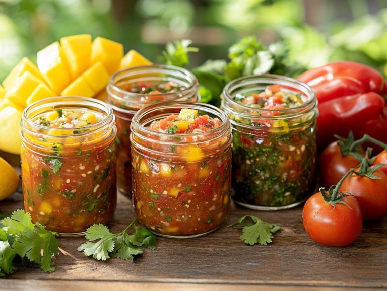 4 Unique Salsas to Can This Season