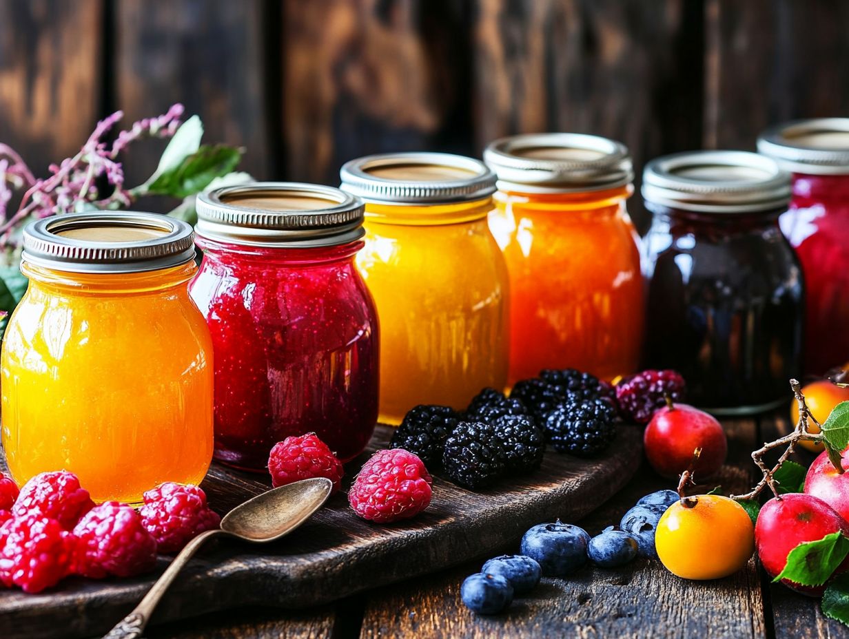 Delicious Raspberry Jam in a jar