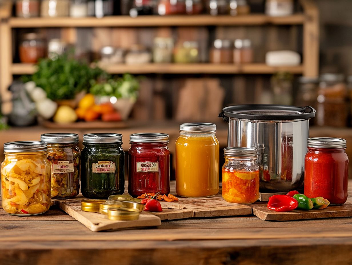 Five trusted canning supply brands