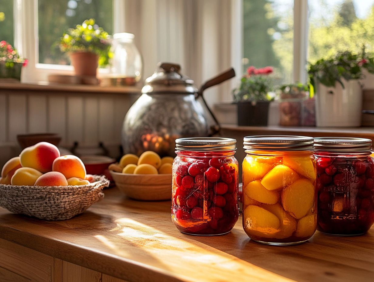 What Are the Steps for Canning Fruits?