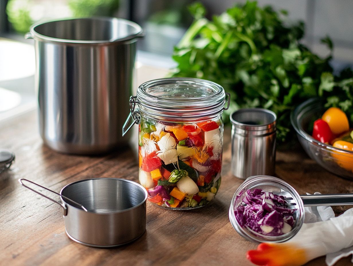 How Can One Properly Store Fermented and Canned Foods?