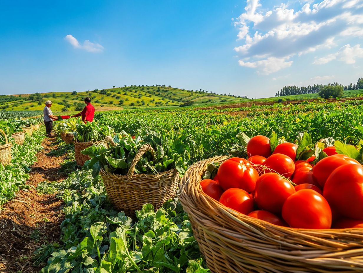 How Do These Fields Ensure Freshness and Quality of Their Produce?