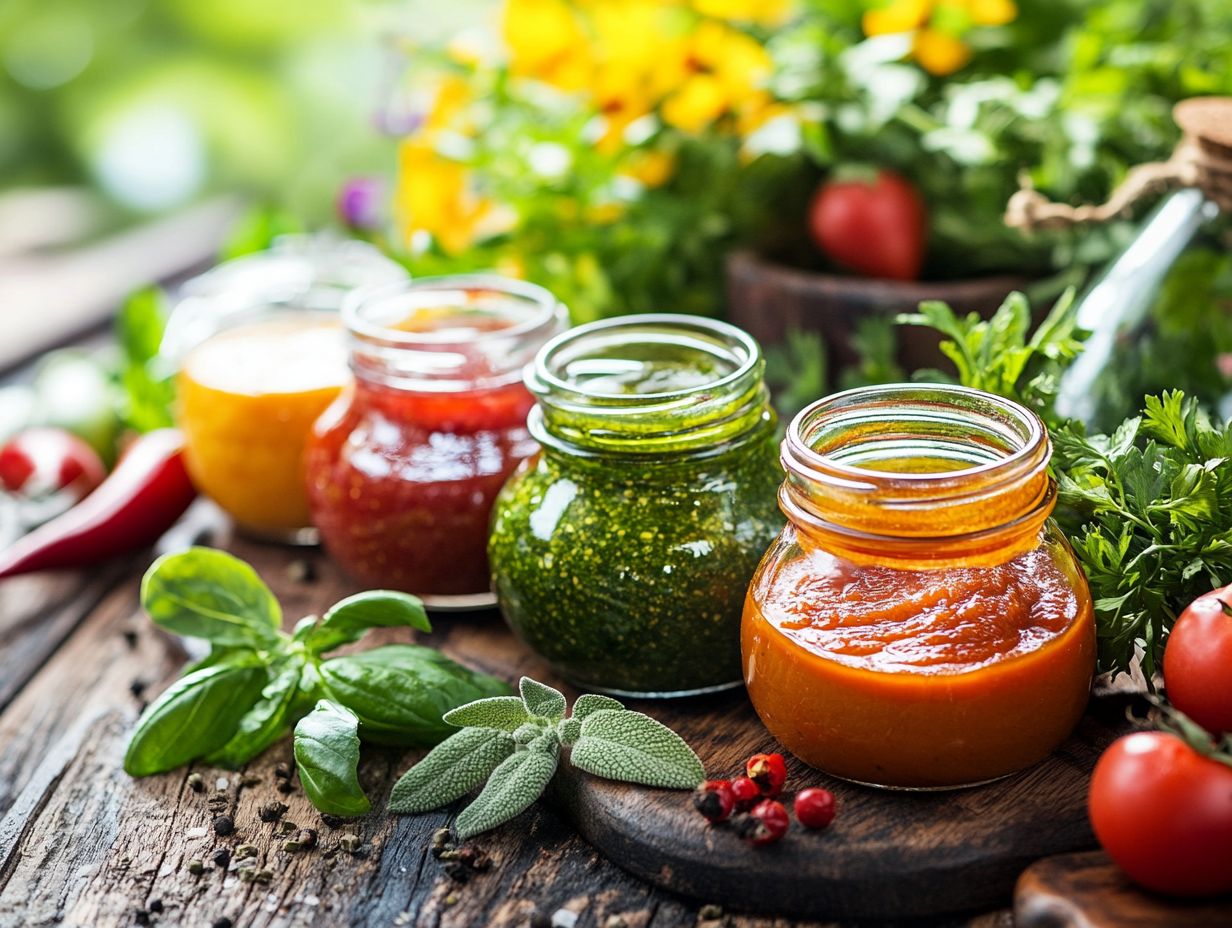 Image showcasing key takeaways for canning sauces