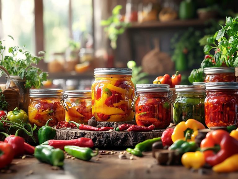 5 Zesty Recipes for Canning Peppers