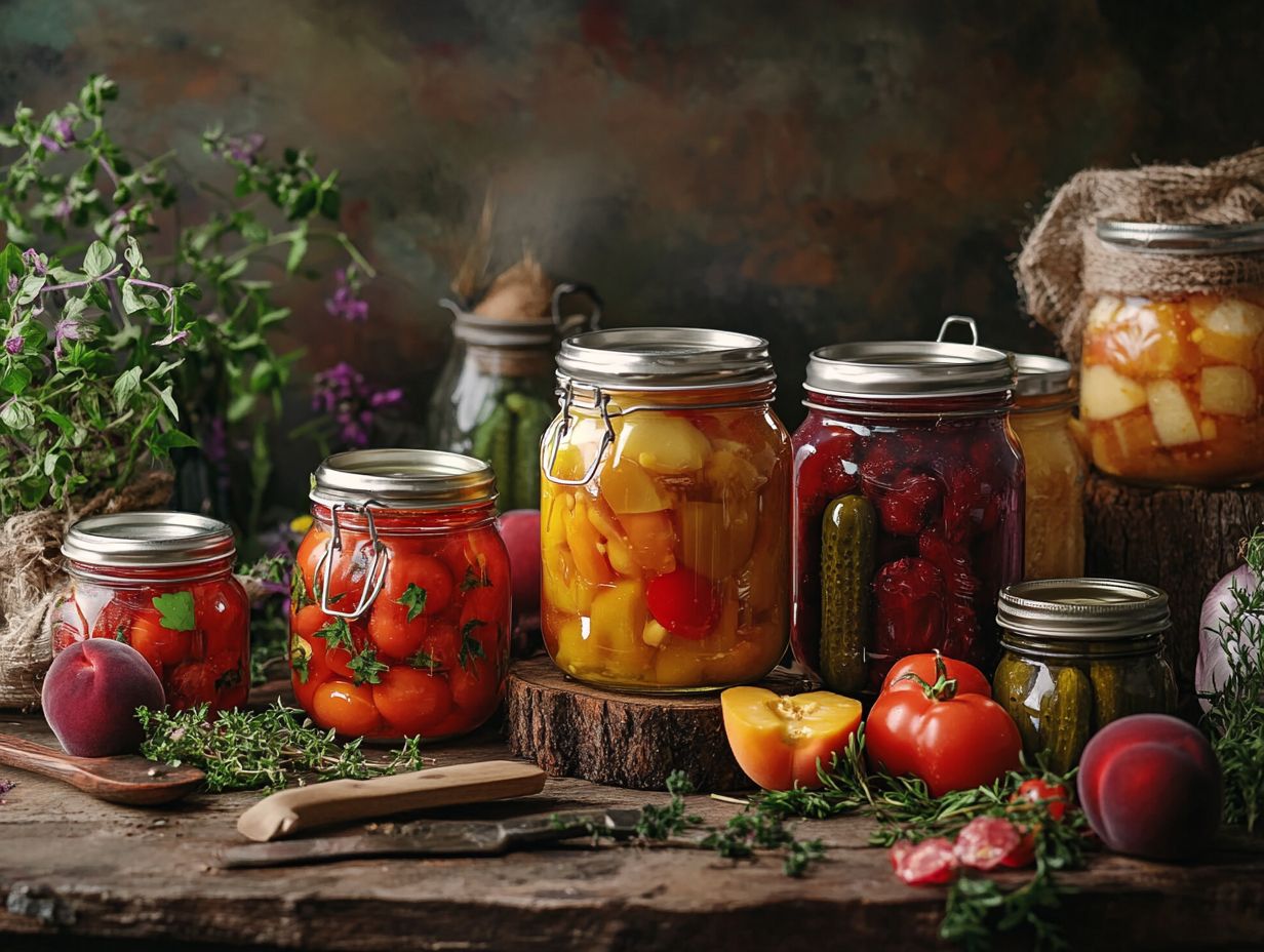 What Are the Best Fruits and Vegetables for Canning?