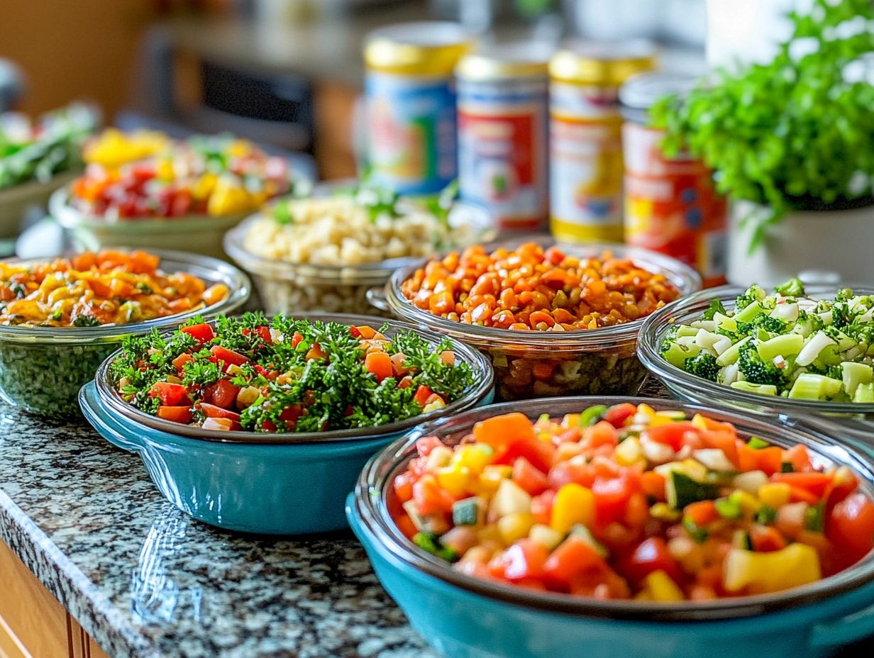 Visual guide on how to store canned vegetables effectively