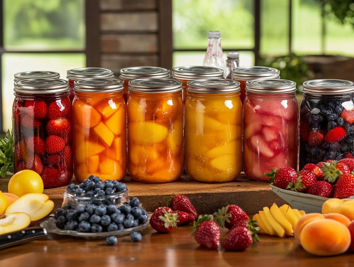 Can You Use Frozen Fruits for Canning?