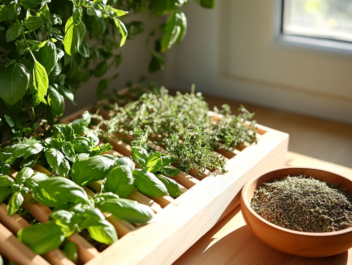 Methods for Drying Herbs