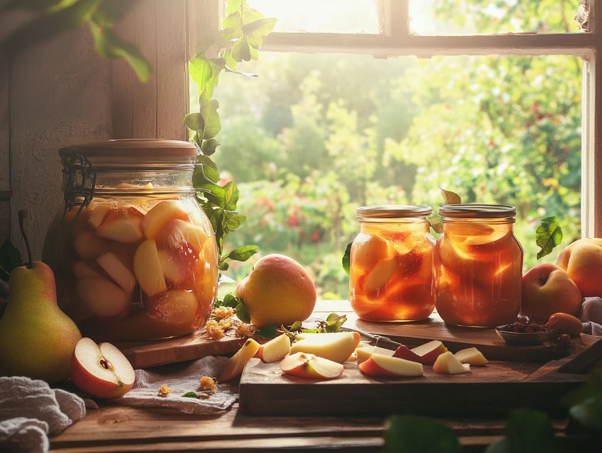 1. What are the best recipes for canning apples and pears?