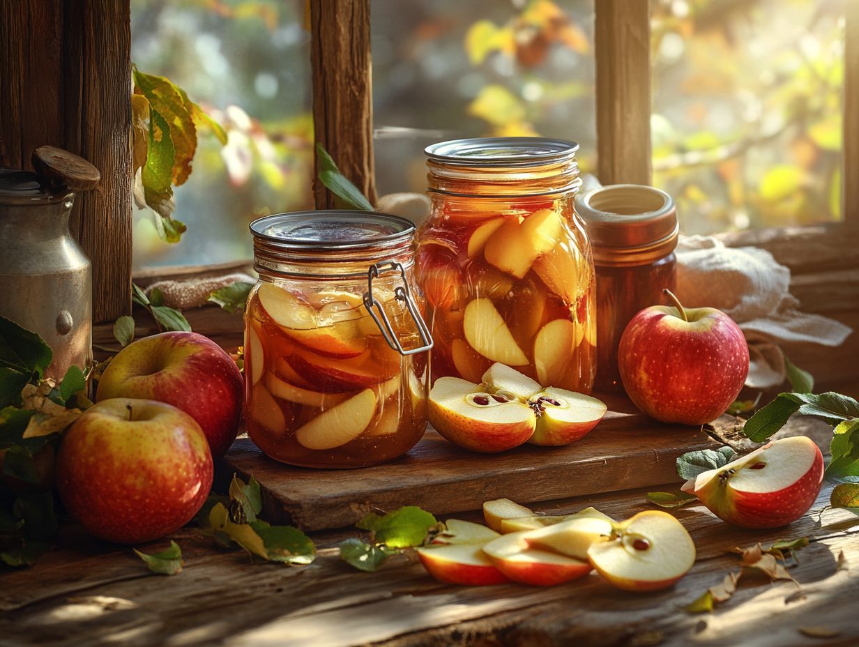 A step-by-step guide to cleaning and cutting apples and pears for canning