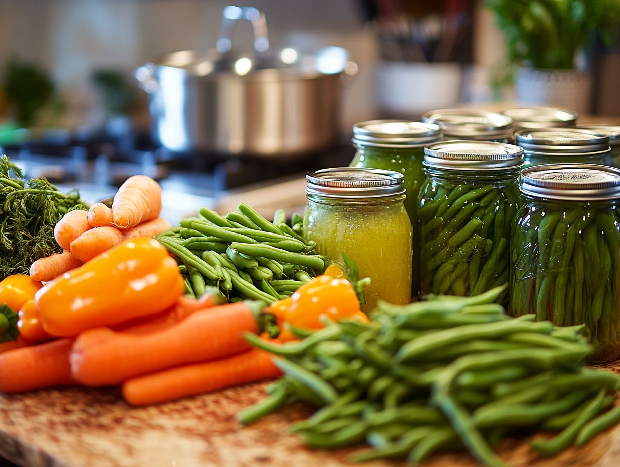 Benefits of Pre-Cooking Vegetables Before Canning