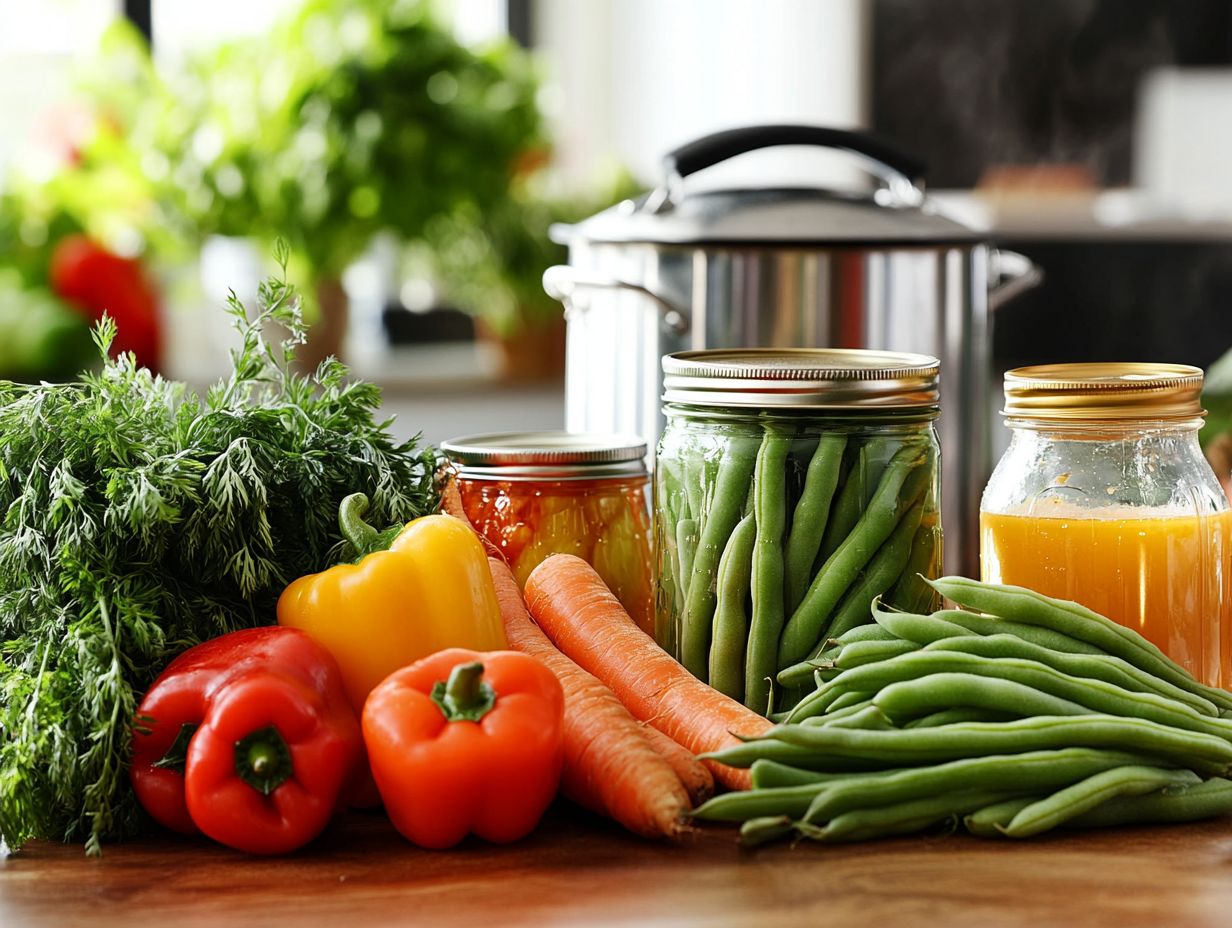 Alternative Methods for Canning Vegetables