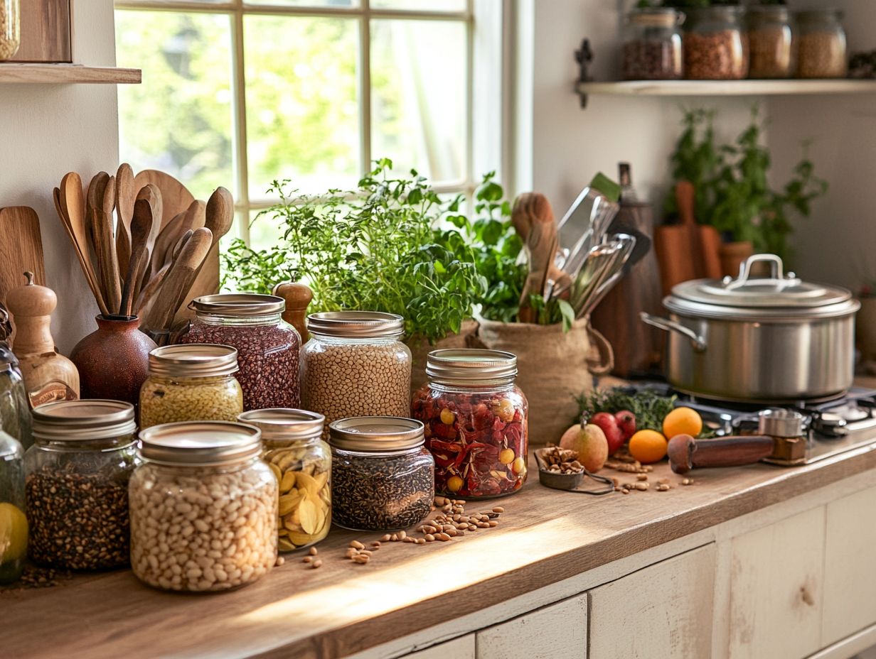 Image depicting common mistakes in canning dried foods