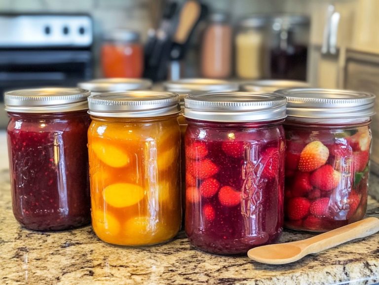 Can I Canning Foods with High Sugar Content?