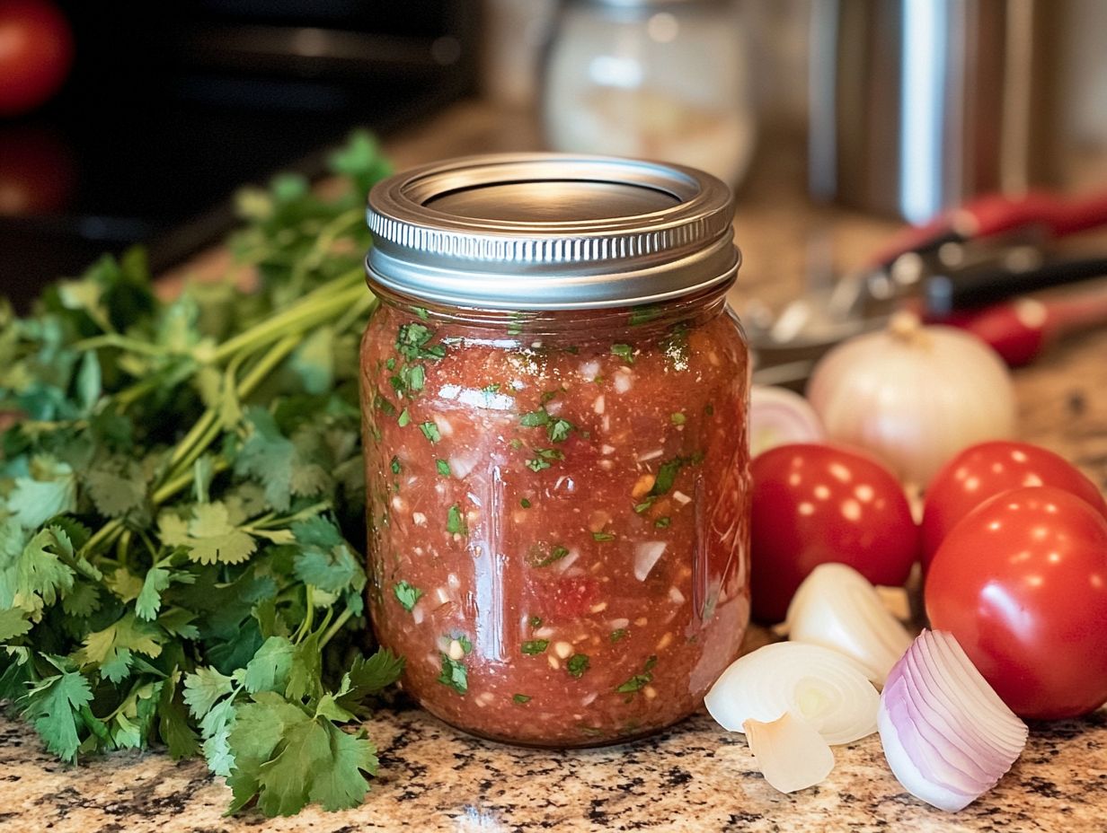 Can I can homemade salsa?