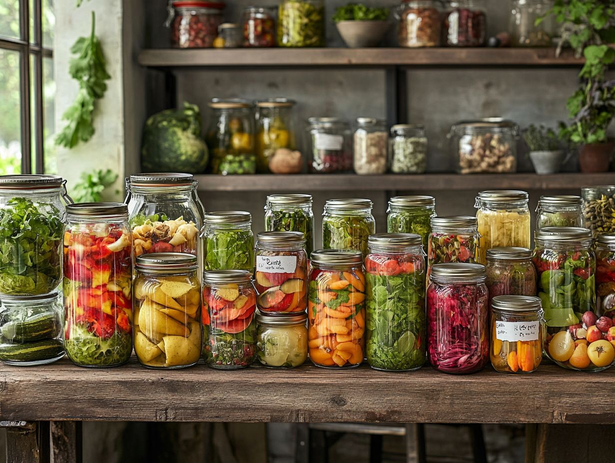 Inspecting used canning lids for safety