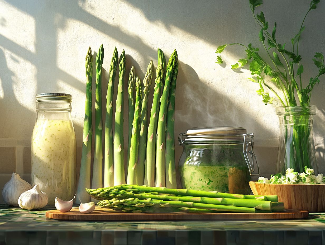 Preparing Asparagus for Canning