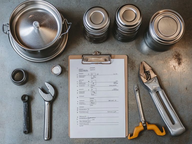 Canning Equipment Maintenance Checklist