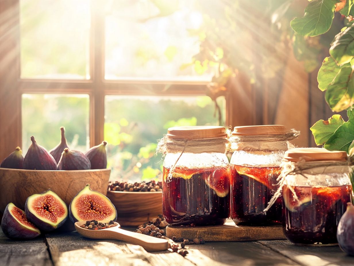 Methods for Canning Figs