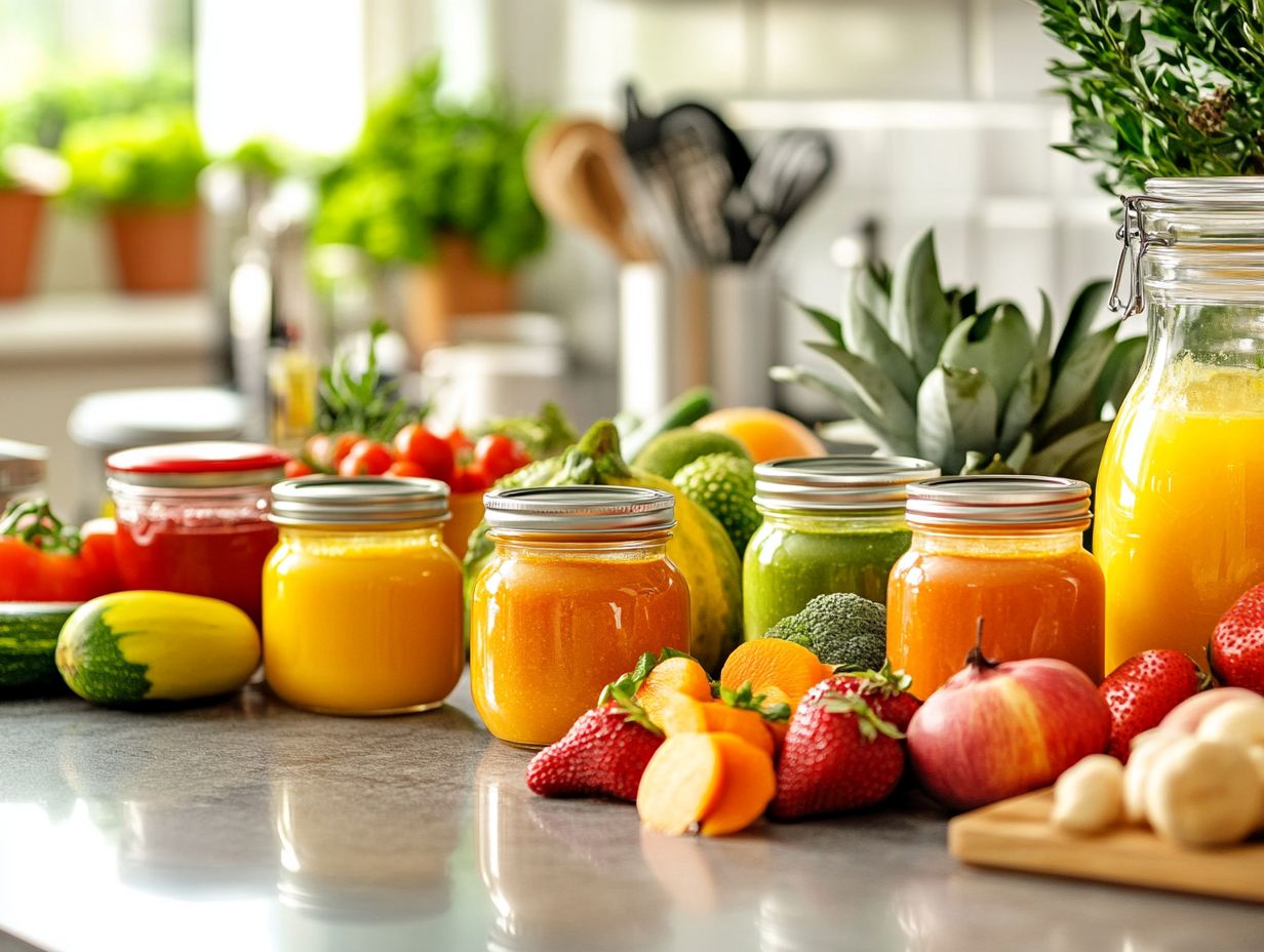 Steps for Canning Homemade Baby Food