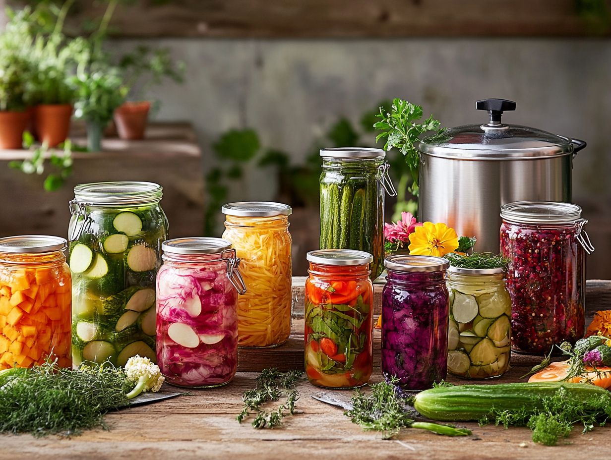 Best Vegetables for Pickling