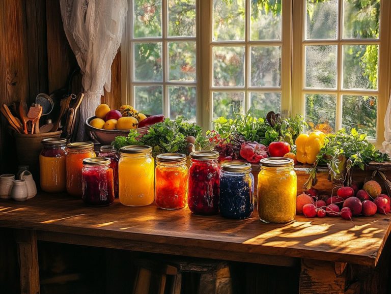 Canning Techniques for Seasonal Foods