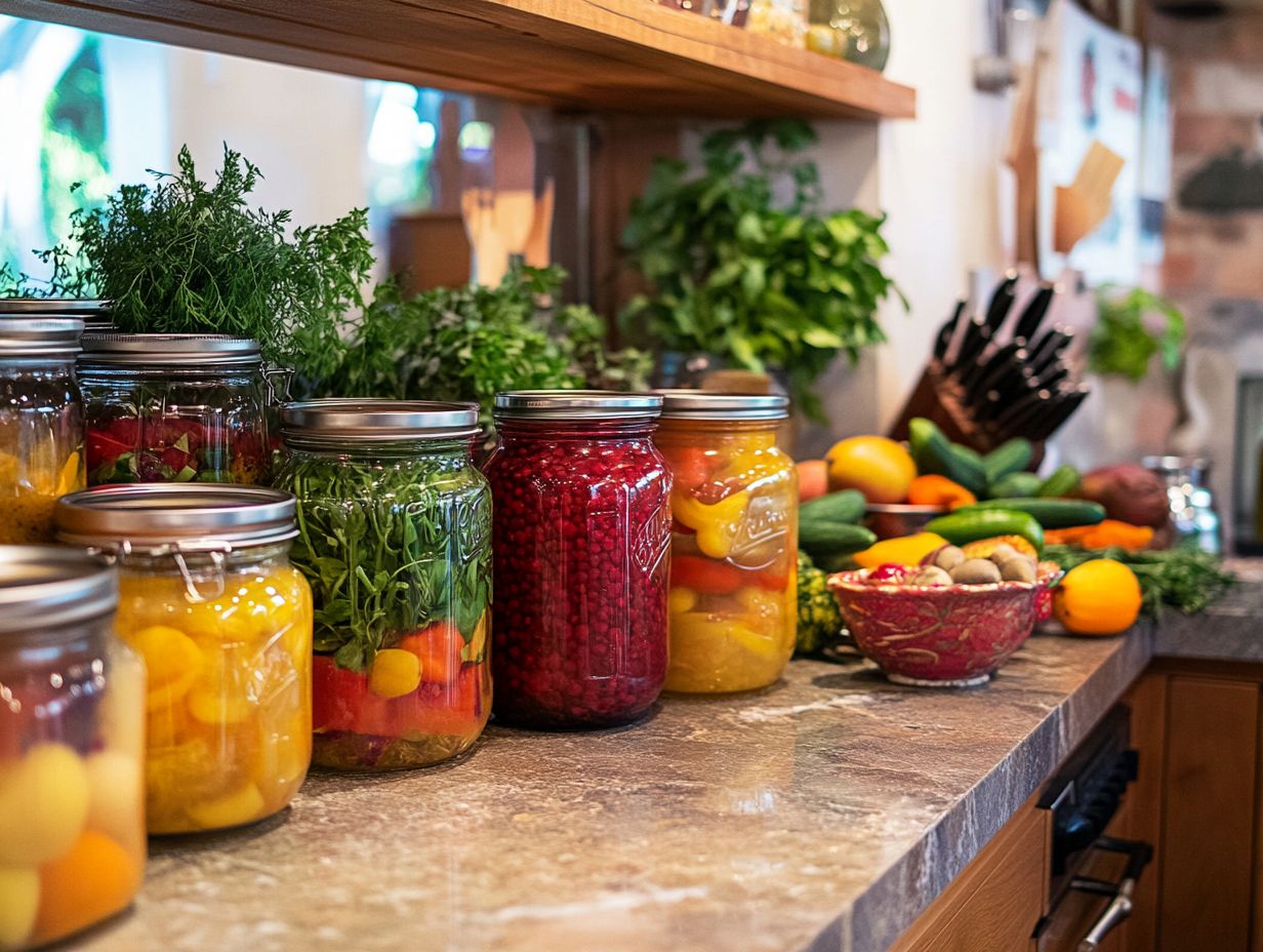 Illustration of the Canning Process and Important Safety Measures