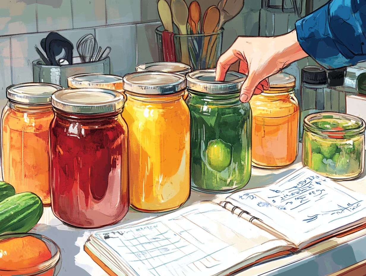 A guide on preventing foodborne illnesses during canning