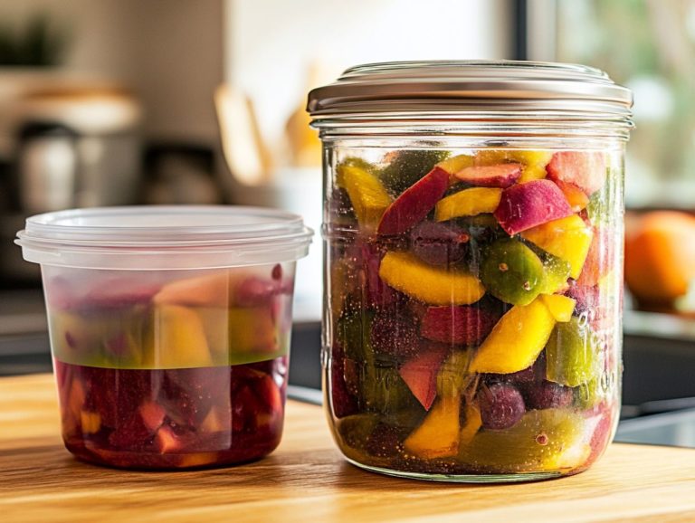 Comparing Glass vs. Plastic Canning Containers