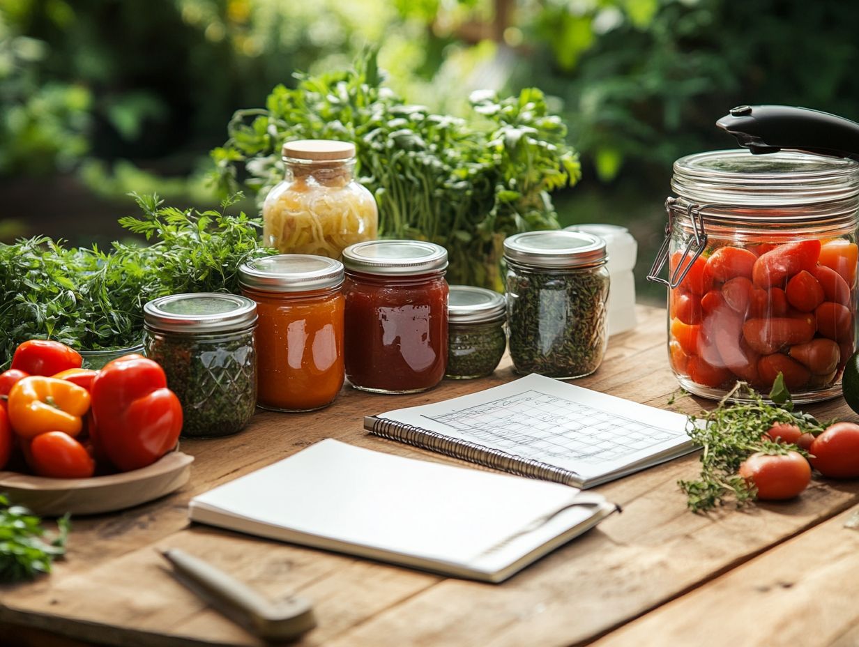 5. Preparing the Canning Space