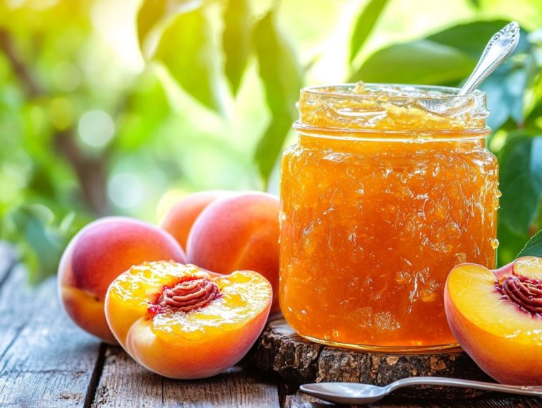 Easy Peach Jam Recipe for Beginners