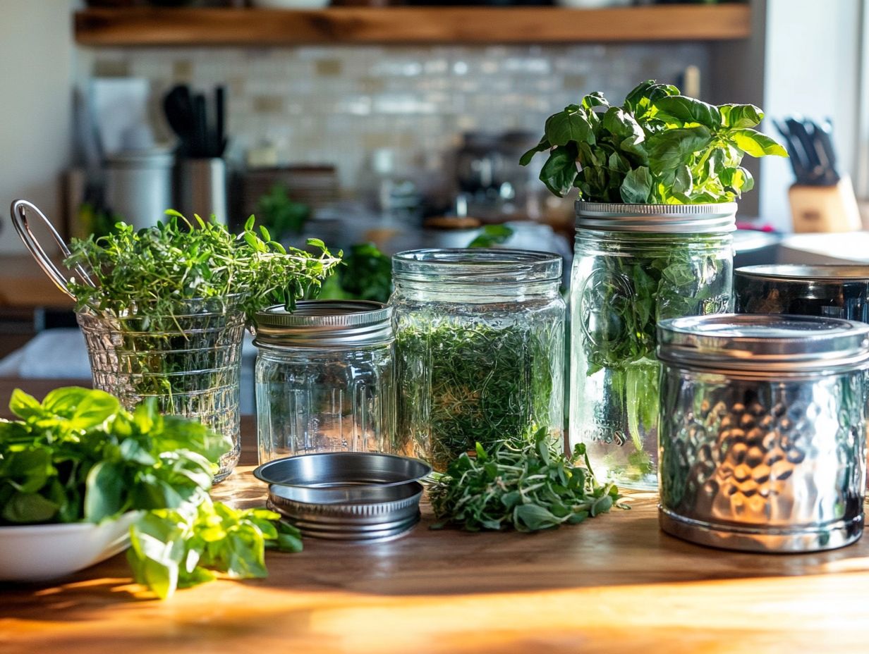 Mason jars are essential for herb canning here s why!