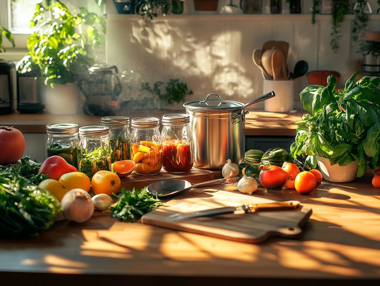 Visual guide to essential equipment for home canning