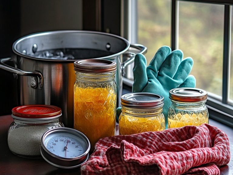 Essential Safety Gear for Home Canning