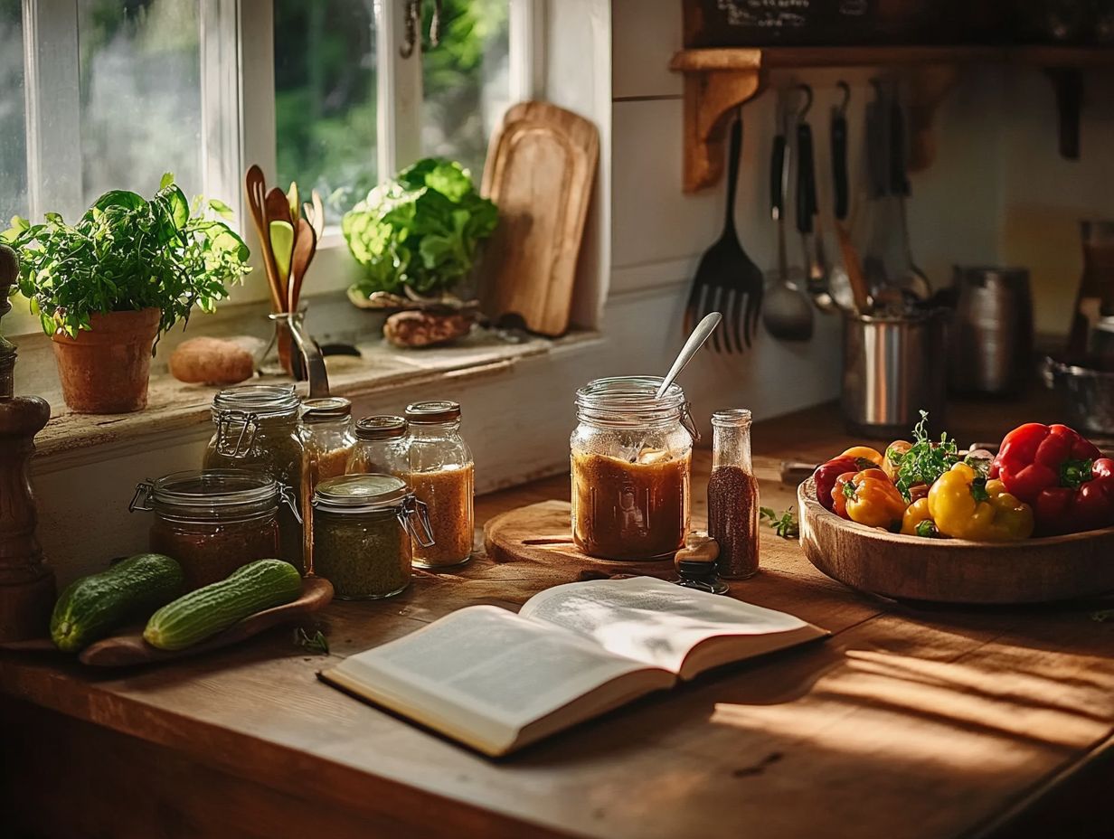 Essential jar cleaning tools for home canning preparation