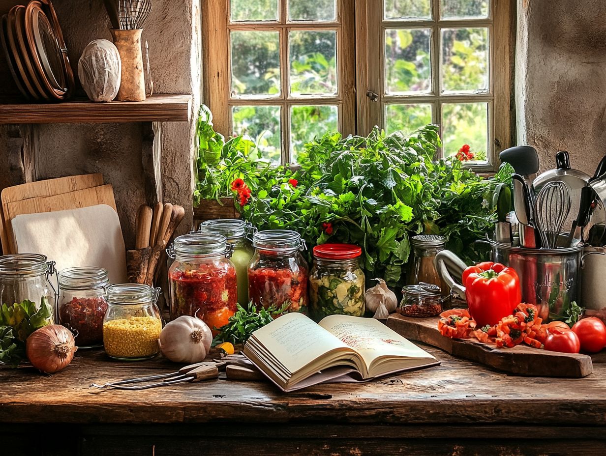 Essential canning tools for home preservation