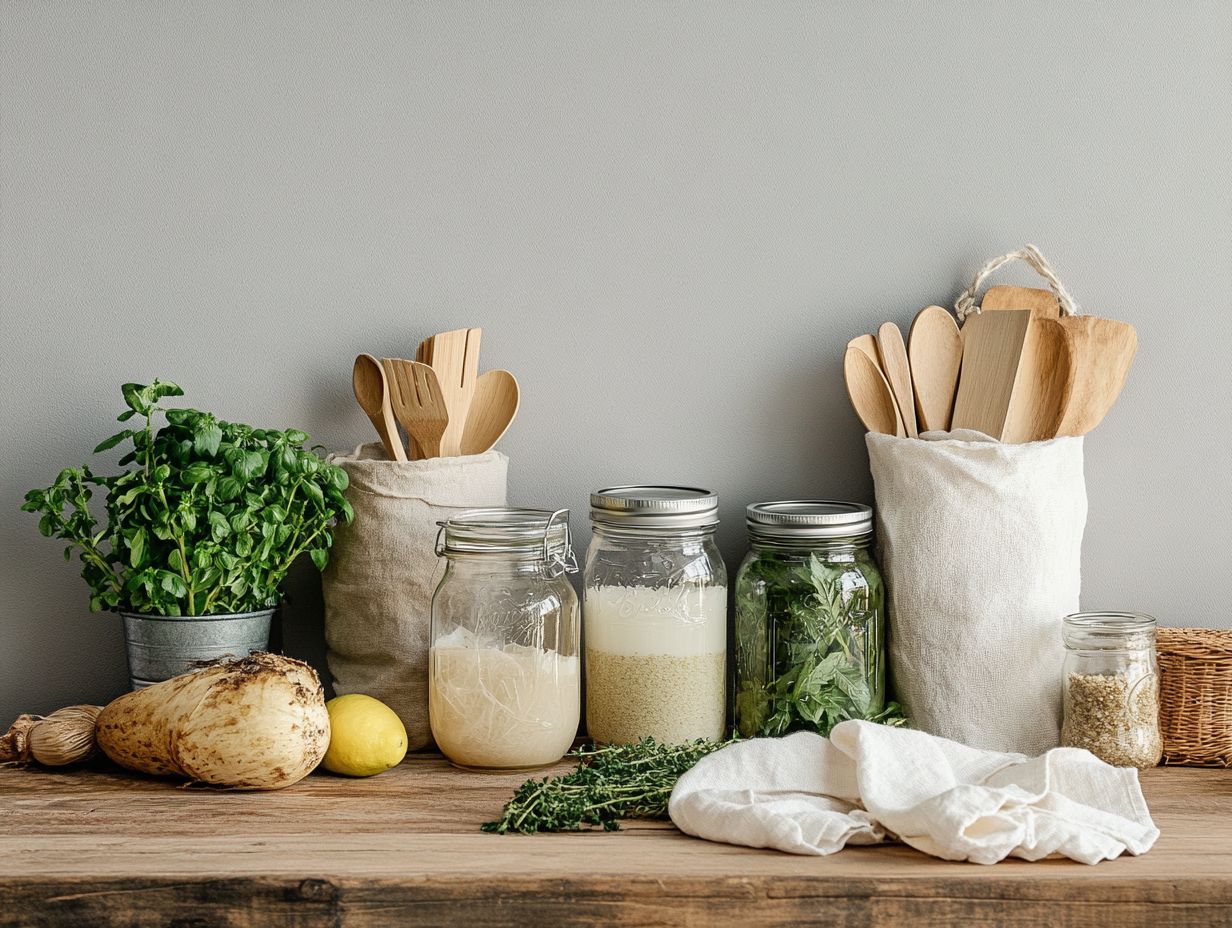 Illustration of the Step-by-Step Guide for Eco-Friendly Canning Supplies