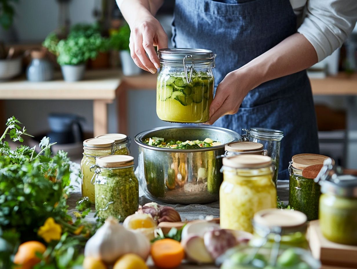 Illustration of best practices for keeping canned goods safe and fresh