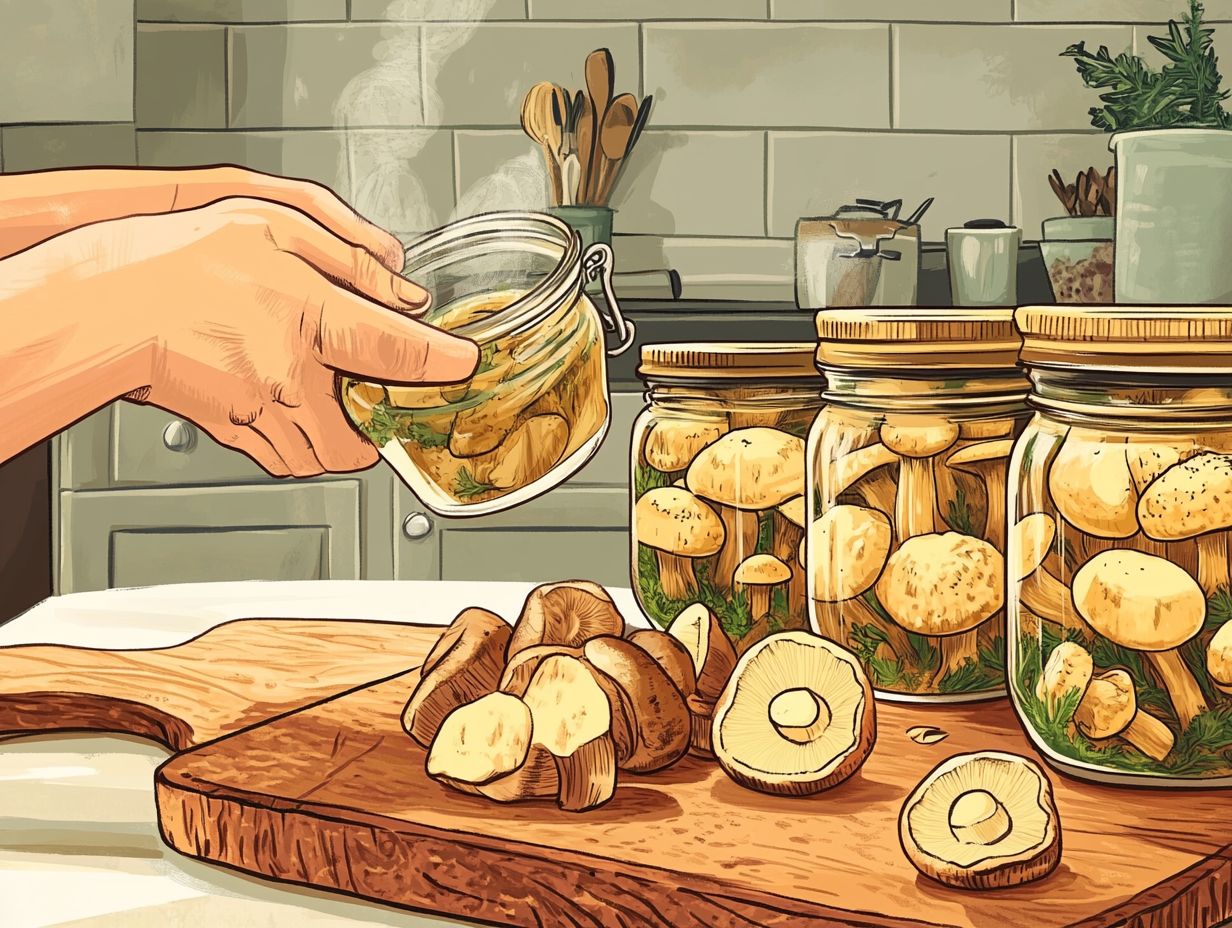 Image showing Frequently Asked Questions about canning mushrooms