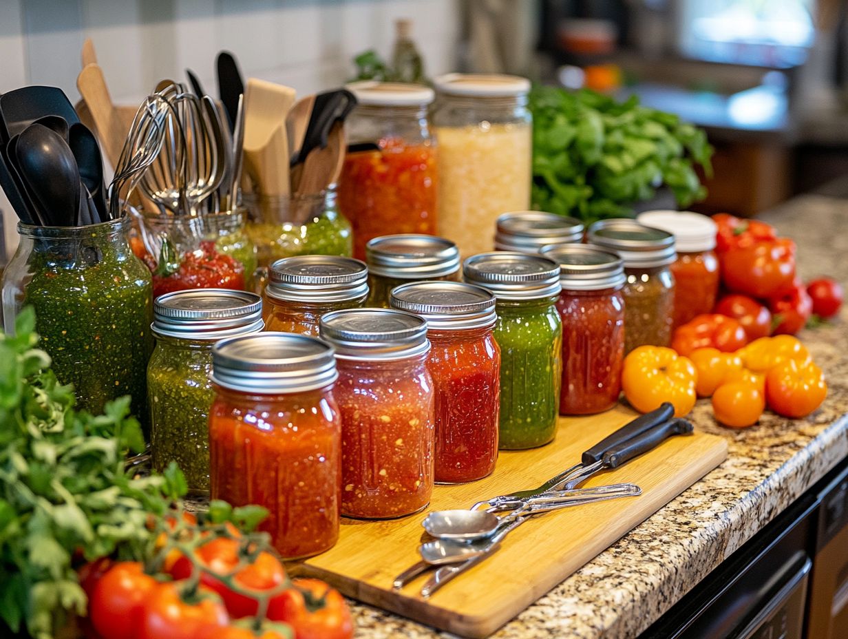 Processing and Sealing the Jars