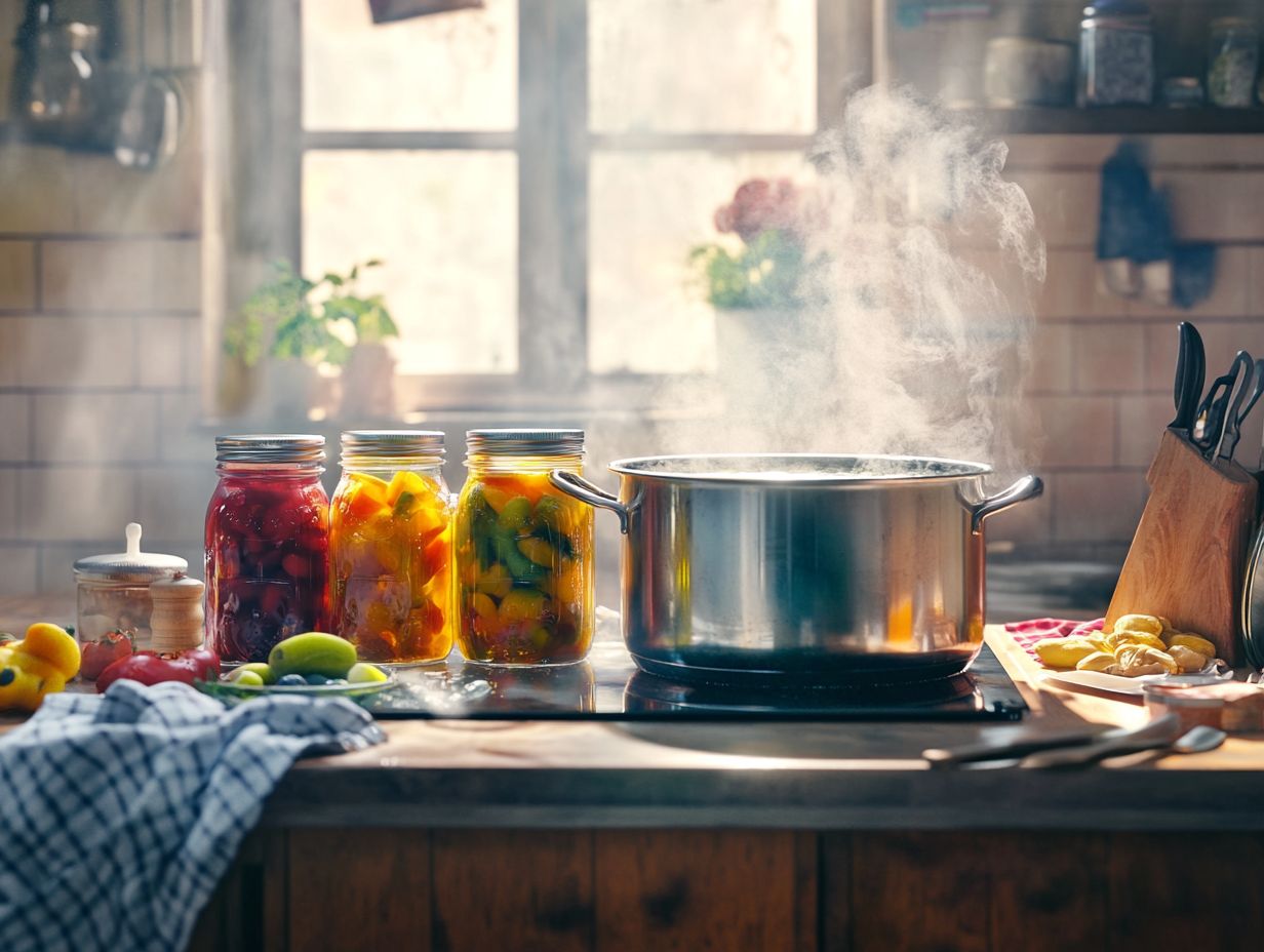 Steps for Canning Using a Boiling Water Bath