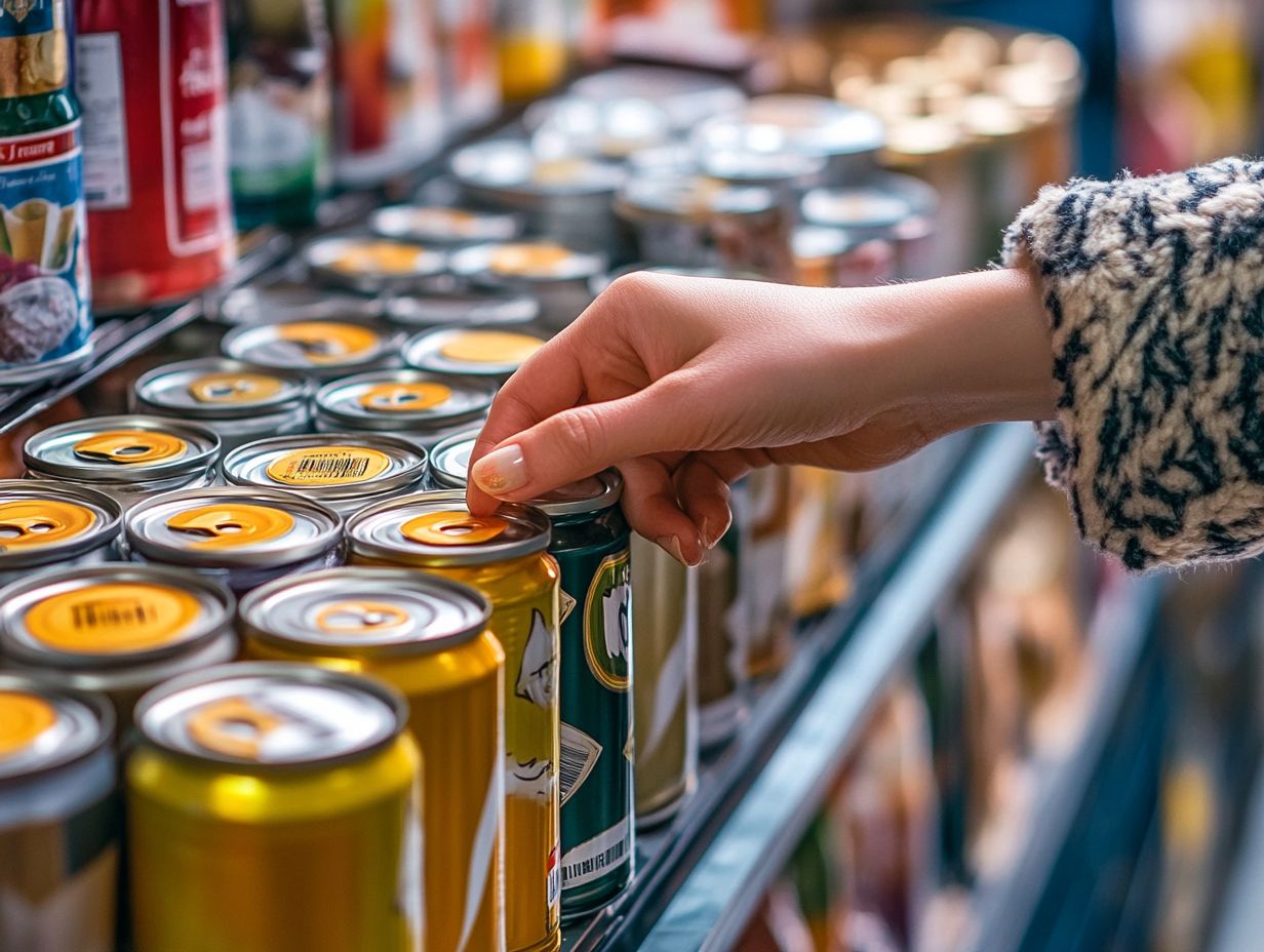 Image depicting how to check for seal integrity in canned foods