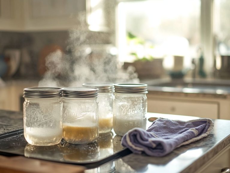 How to Disinfect Canning Jars?