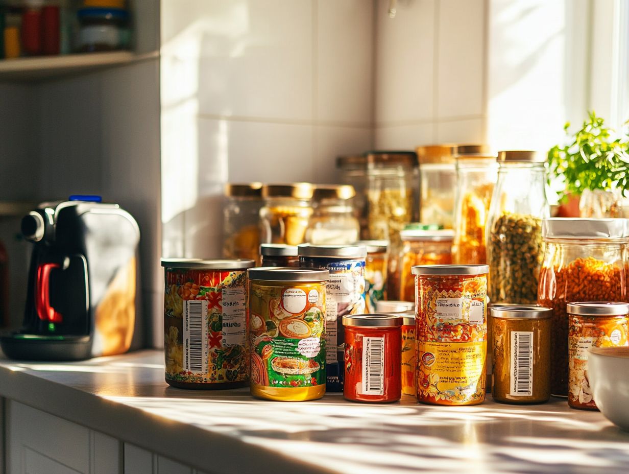 What are the benefits of properly labeling canned goods?