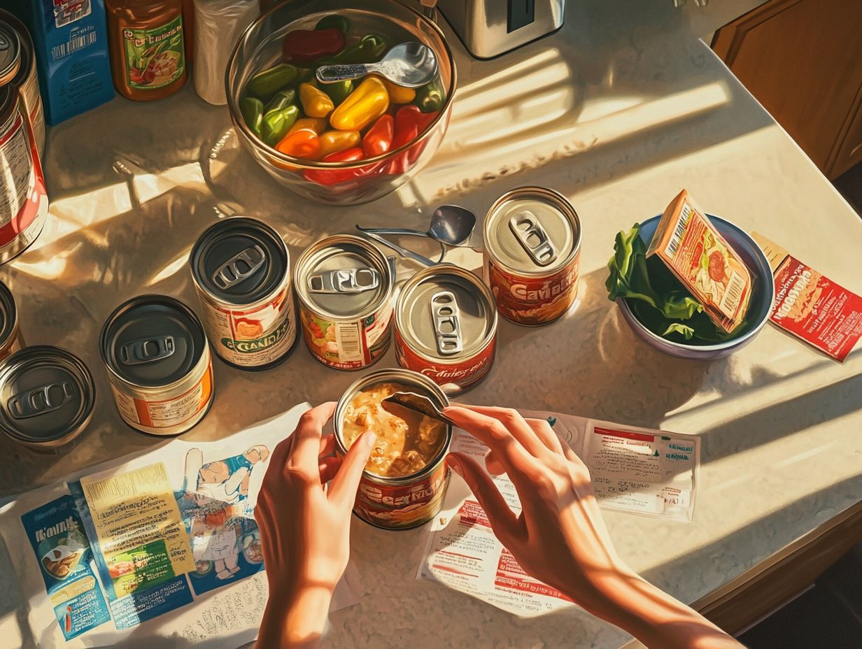 Handling Canned Food During and After Processing