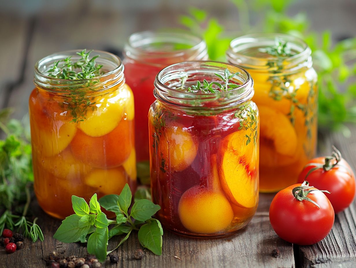 Canning overripe fruits helps prevent food waste