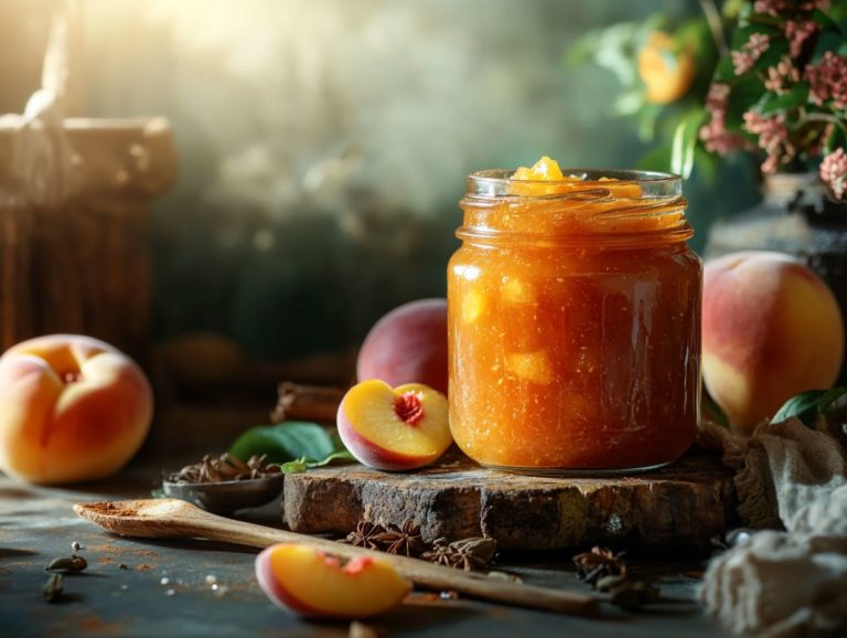 How to Make Peach Chutney for Canning