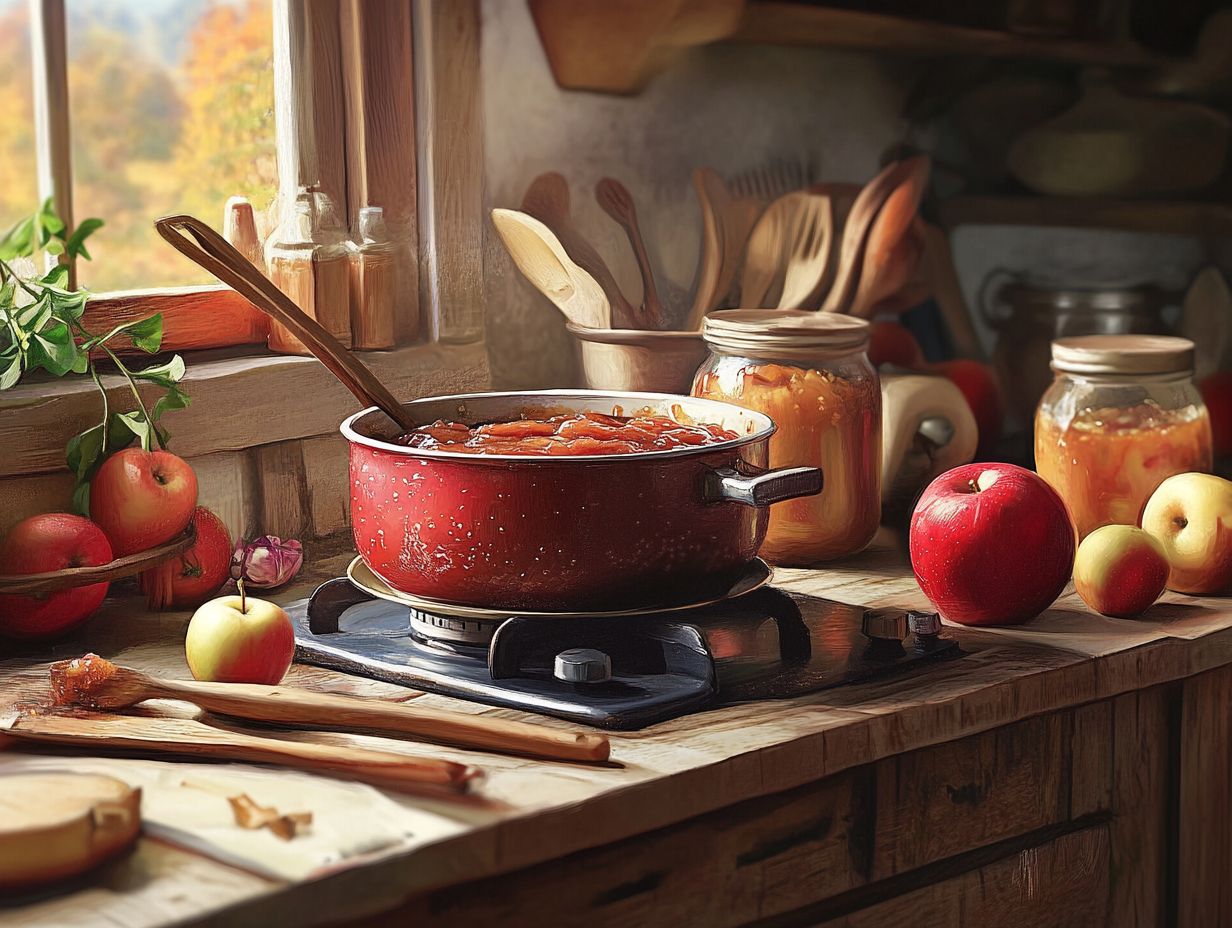 Fresh, washed apples ready for cooking into delicious apple butter